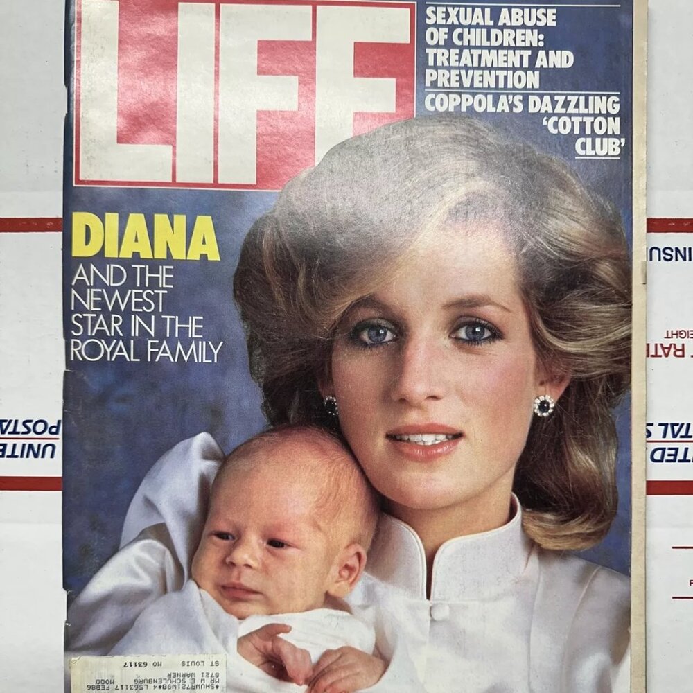 LIFE December 1984 Princess Diana Prince Harry Prince William Prince Charles